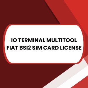 IO TERMINAL MULTITOOL FIAT BSI2 SIM CARD LICENSE www.keytectools.com