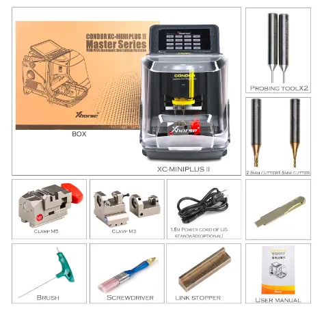 Xhorse Condor XC-Mini Plus2 High Sec Key Cutting Machine