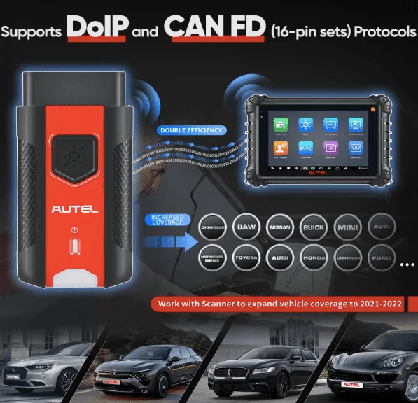 Autel MaxiVCI V200 Bluetooth VCI OBD2 Connector - KEYTECH TOOLS
