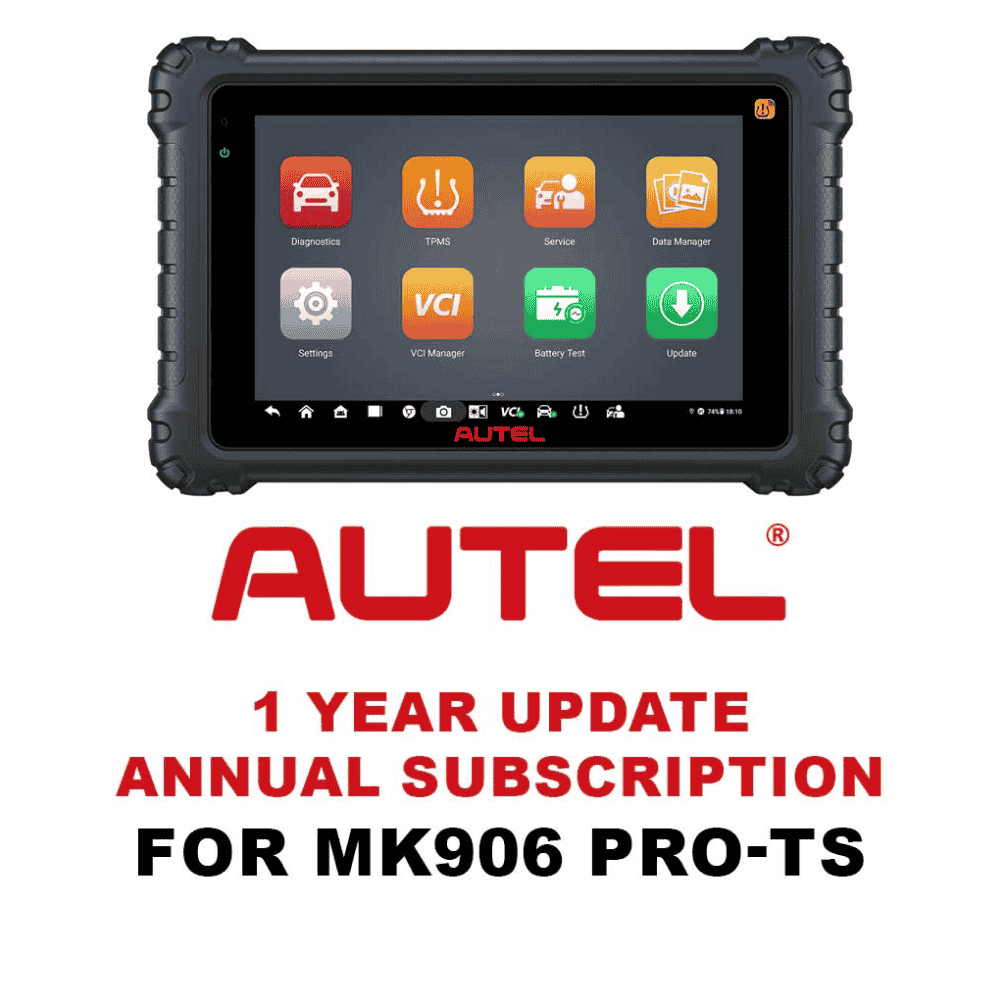 Autel 1 year Subscription Update for MaxiCOM MK906 PRO TS Key www.cerrajeramg.com