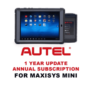Autel 1 year update subscription for Maxisys Mini Key www.cerrajeramg.com