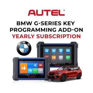 Autel BMW G Series Key Programming Add on Yearly Subscription Key www.cerrajeramg.com