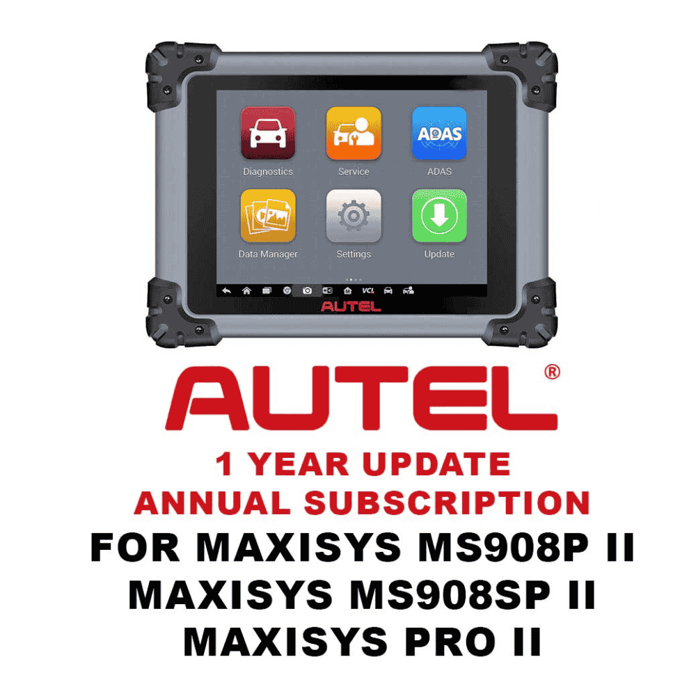 Autel MaxiSYS MS908P II MS908SP II Pro II – 1 Year Software Update Subscription Key www.cerrajeramg.com