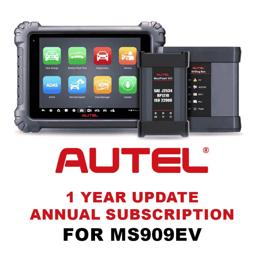 Autel MaxiSYS MS909EV1 Year Subscription Update Key www.cerrajeramg.com